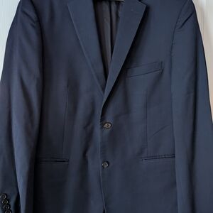 Joseph A Banks Classic Navy Men's Blazer Tailored Fit